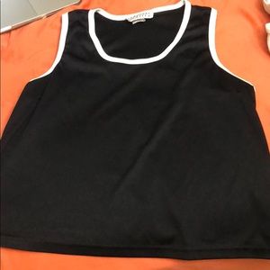 Black tank top